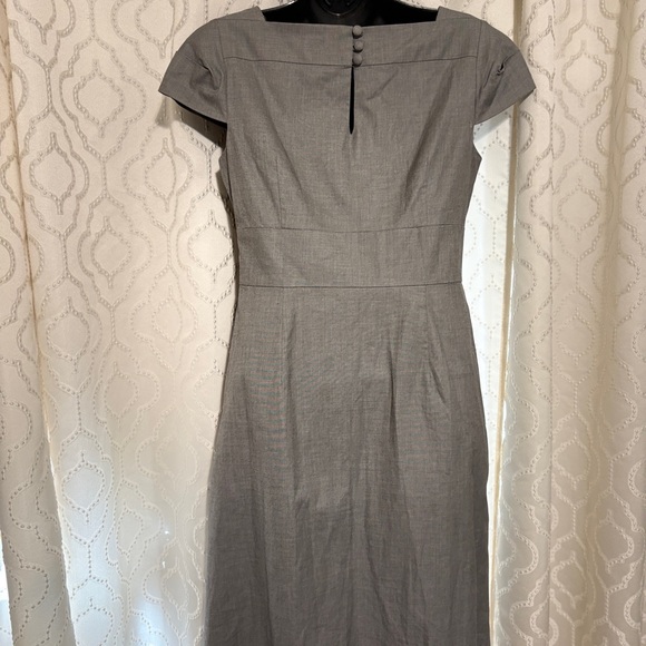 Banana Republic Elegant Gray Mini Dress - Picture 2 of 8